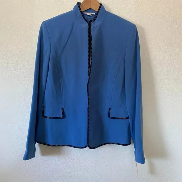 Dressbarn Women's‎ Elegant Blue Blazer Size 14 - Picture 2 of 12